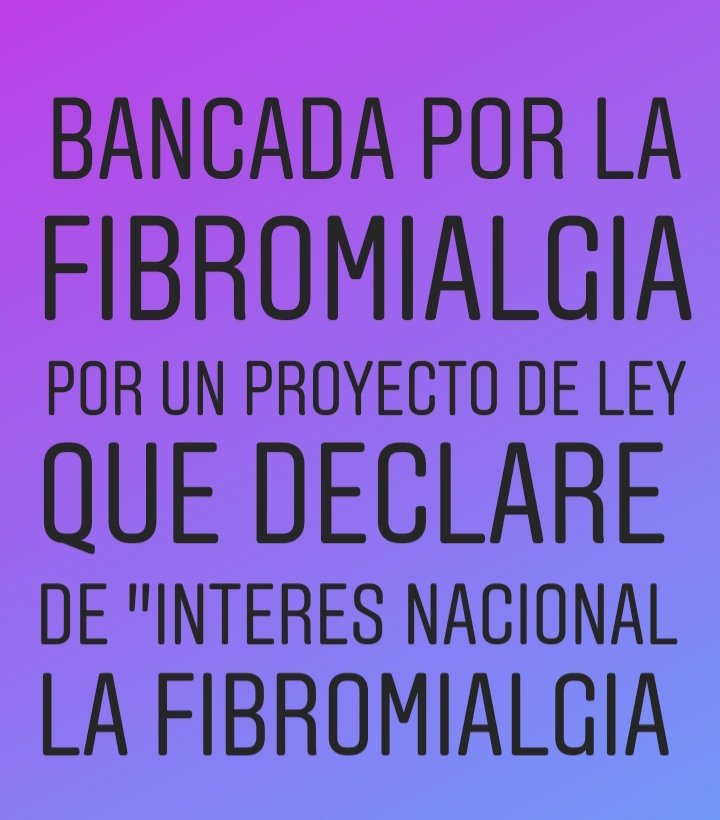 SEÑORES DIPUTADOS 
URGENCIA al proyecto de ley que declara de interés nacional la fibromialgia 
#RICARDOCELIS
#JAIMEBELLOLIO
#JUANLUISCASTRO #ANDRESCELIS
#MIGUELCRISPI
#JORGEDURAN
#SERGIOGAHONA
#DIEGOIBAÑEZ
#AMAROLABRA
#JAVIERMACAYA
#XIMENAOSSANDON #PATRICIOROSAS  #DANIELVERDESSI