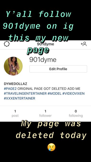 My account was deleted today so y&rsquo;all go add my new page on ig 💙 https://t.co/Yc05kbEhml<a href="/tag/blessingoftheday"class="tags"><span>#blessingoftheday</span></a>