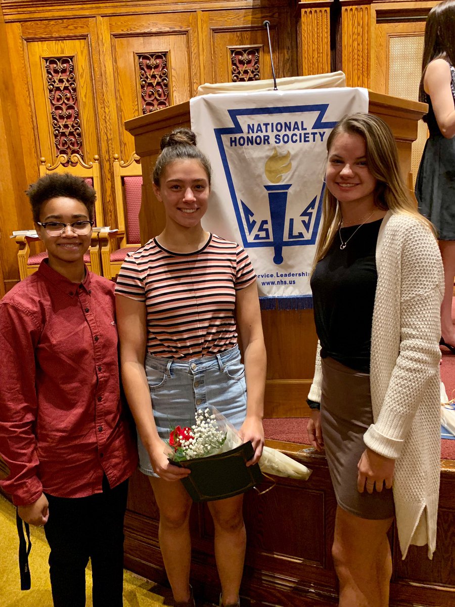 Congratulations to team manager Maya Gordon , <a href="/rachel_romich/">Rachel Romich</a> and <a href="/caseyhuntbball/">Casey Hunt</a> for being named to the National Honors Society!