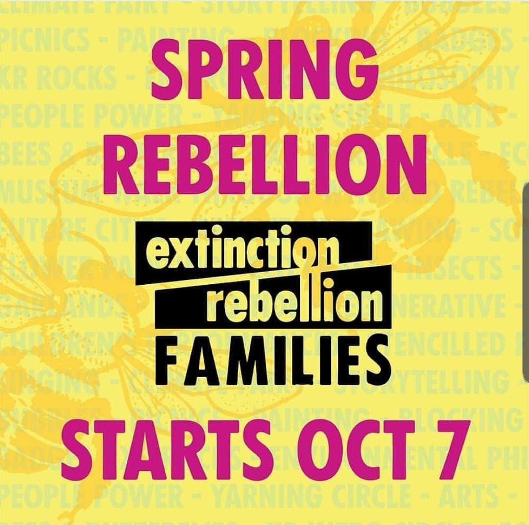AudreyCooke77's tweet image. XR Families Victoria has a week-long series of activities, that include eco-craft, people power story telling, arts workshop, singing etc
#NonViolentRebellion 
#RebelForLife 
#SpringRebellion 
#ExtinctionRebellion