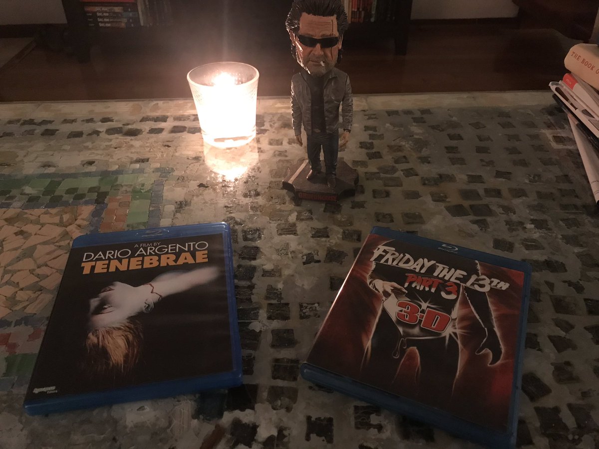 Tonight’s #October3rd double feature is: #Tenebrae & #FridayThe13thPart3 👀 
#MutantFam 💀 
#31DaysofHorror 🔪
#31DaysOfHalloween 🎃