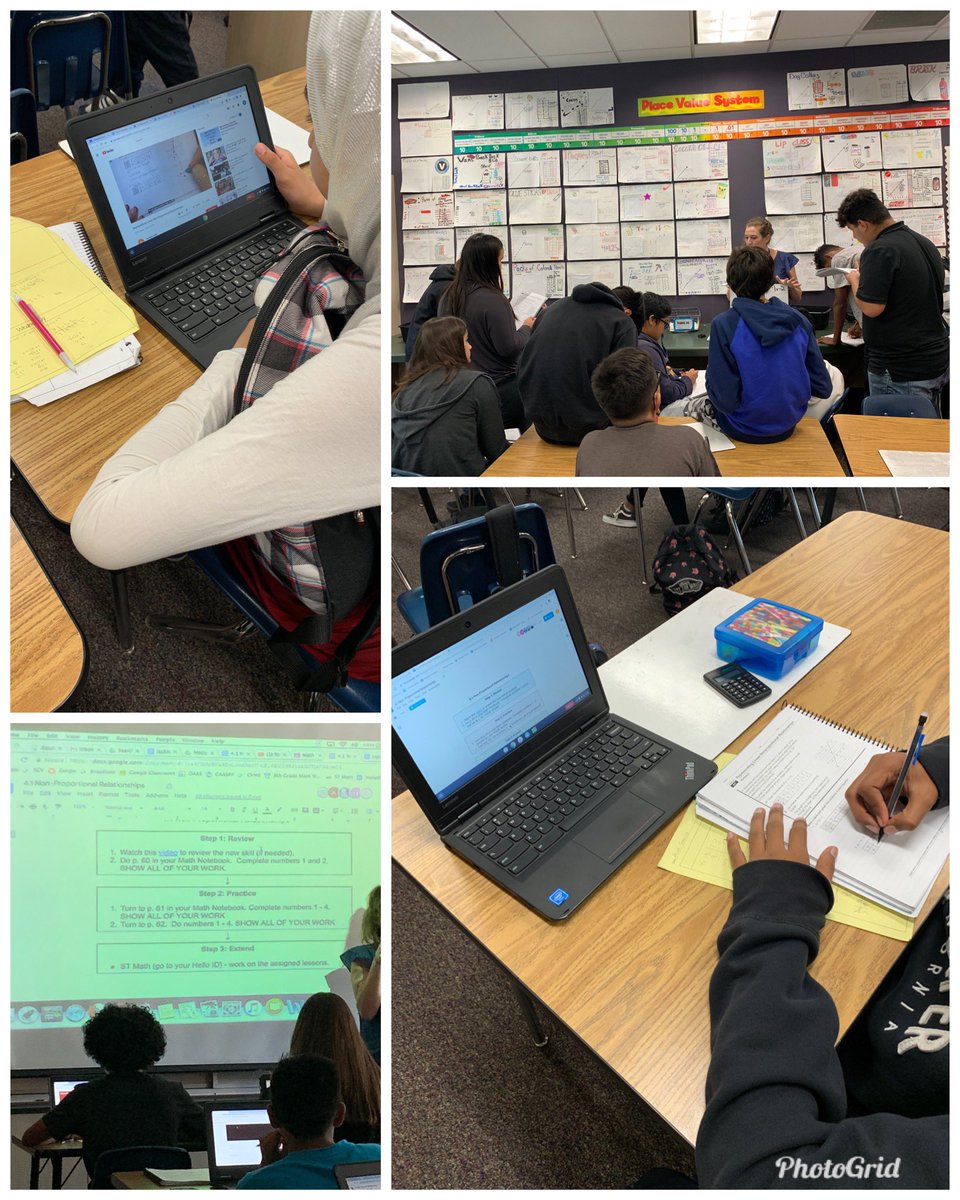 So much #SmallGroupInstruction going on around campus!!! Such great #PersonalizedLearning!! Mrs. Lau, Mrs. Peacock, Ms. McCully 🌟🌟🌟 #CVcoaching @mrspeacock312 @CajonValleyMS #CVMScougarPRIDE