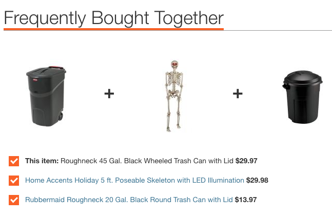 rgiffs's tweet photo. Not super impressed with Home Depot's product recommendations. https://t.co/J5lv47Xedm