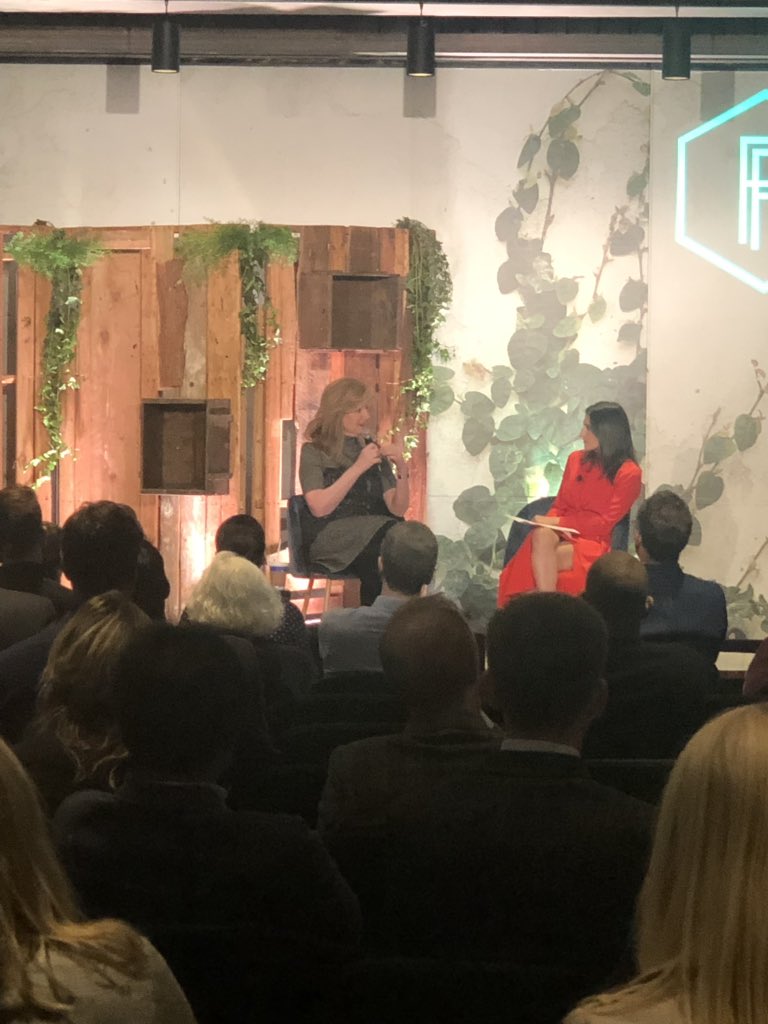 We closed out the Forum with two of our favourite women founders on stage, <a href="/ariannahuff/">Arianna Huffington</a> in conversation with <a href="/LaurieSegall/">Laurie Segall</a> 🙌 thank you for making us laugh and teaching us about striving for balance to avoid #burnout as we build the business of the future 🚀 #FFNYC