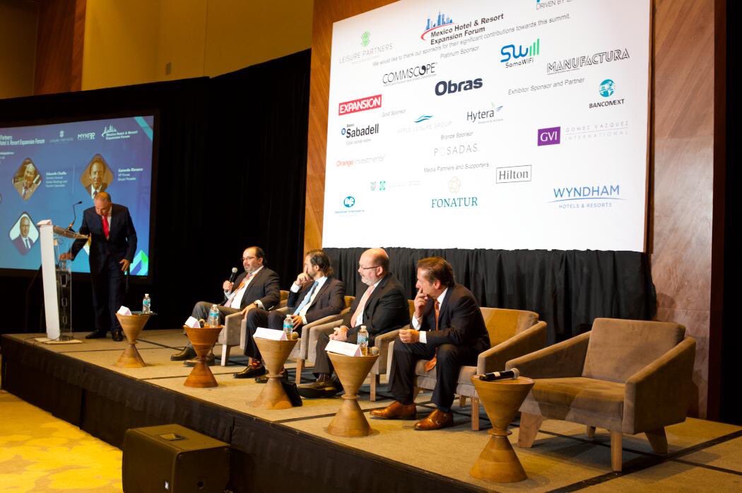 echaillo's tweet photo. ¡Eventazo el #4thMHREF de @leisurepartners ! Oportunidad de conocer, participar y atestiguar el entusiasmo que hay alrededor de la inversión turística en y por #México. Gracias por la invitación https://t.co/Yjb5FfMgXw