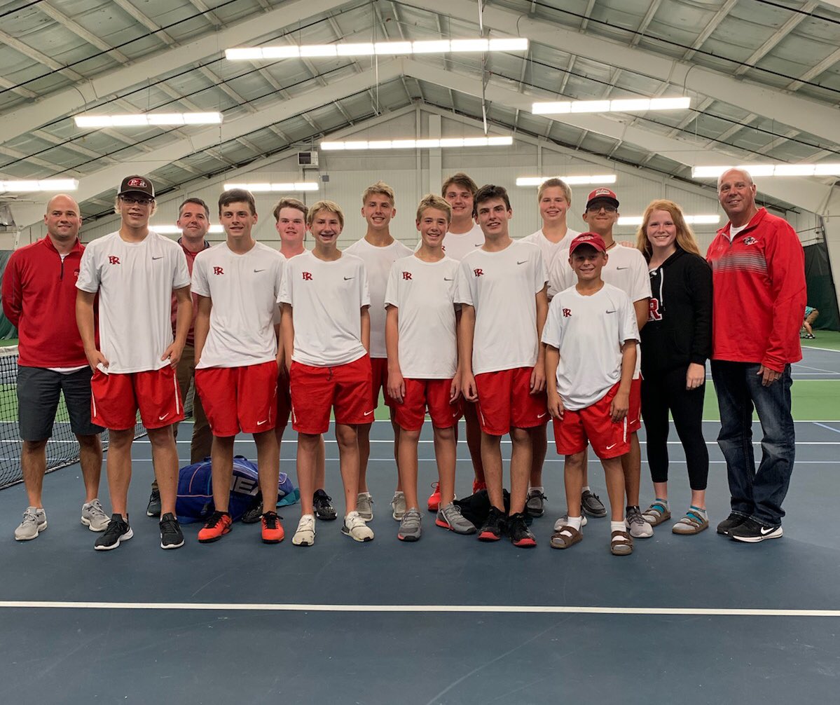 RRHS_Activities (@rrhs_activities) on Twitter photo 2019 EDC Tennis Champions🏆🎾
The Riders defeat Fargo South 4-1 to claim the title!#UnleashTheRed <a href="/RRbtennis/">RR Boys' Tennis</a> 2019 EDC Tennis Champions🏆🎾
The Riders defeat Fargo South 4-1 to claim the title!#UnleashTheRed <a href="/RRbtennis/">RR Boys' Tennis</a>