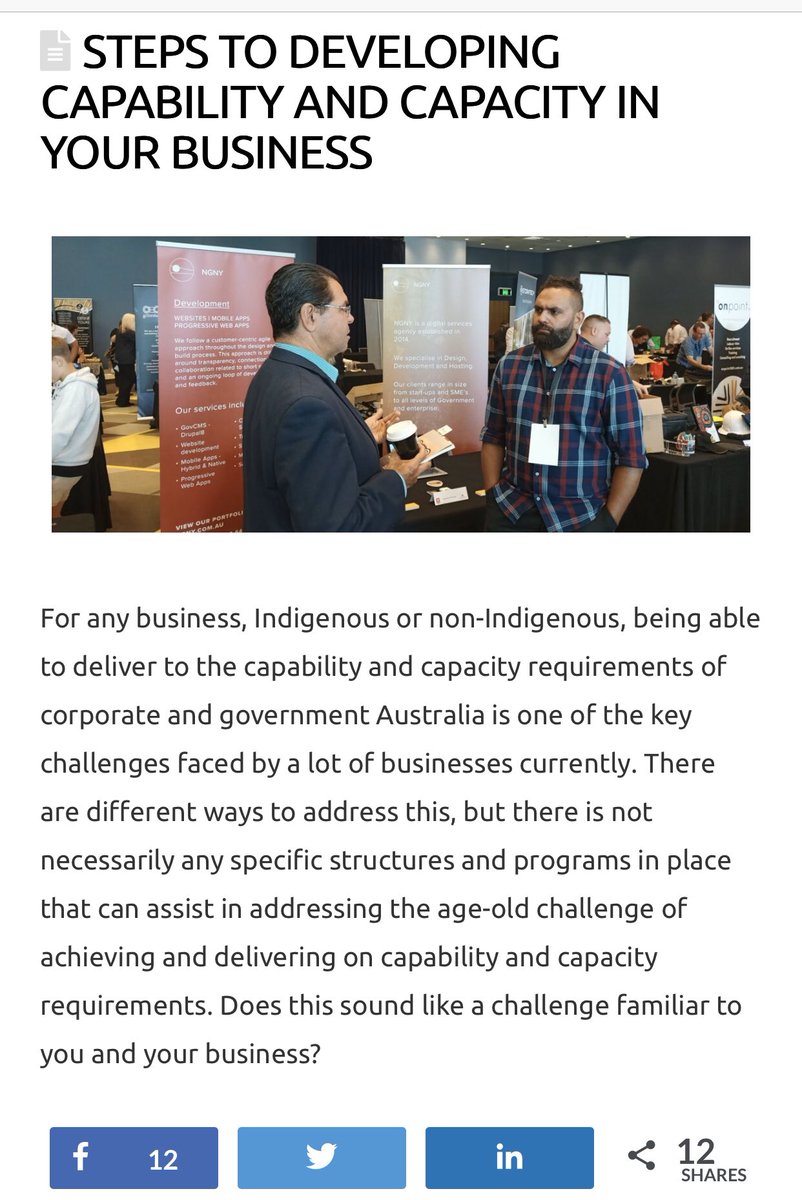 New post on our blog - Steps to developing Capability and Capacity in your business ngny.com.au/steps-to-devel… via <a href="/NgakkanYa/">Ngakkan Nyaagu//NGNY</a>