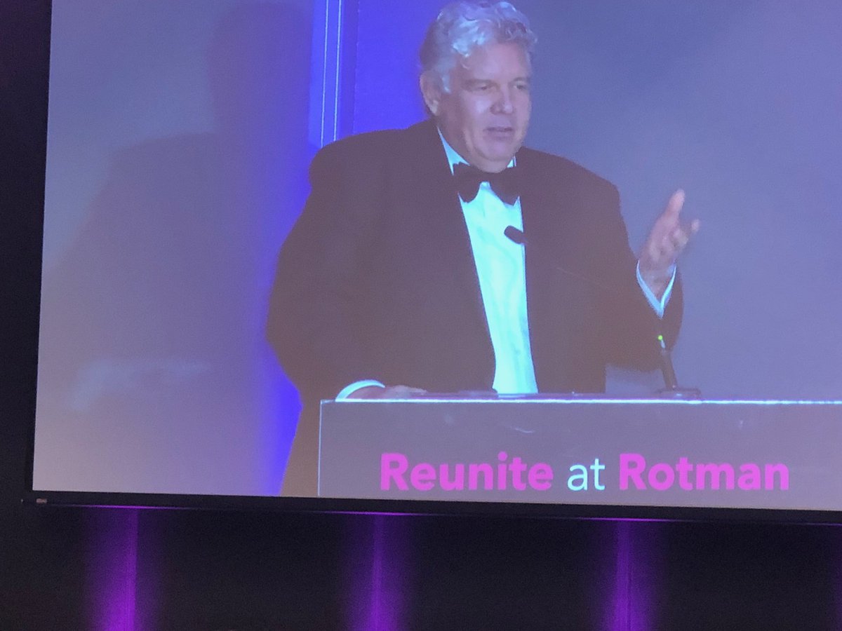 Celebrating Richard Nesbitt at tonight’s Rotman Alumni dinner recognizing his incredible career and contribution to Financial Services, to Rotman, and to Canada!