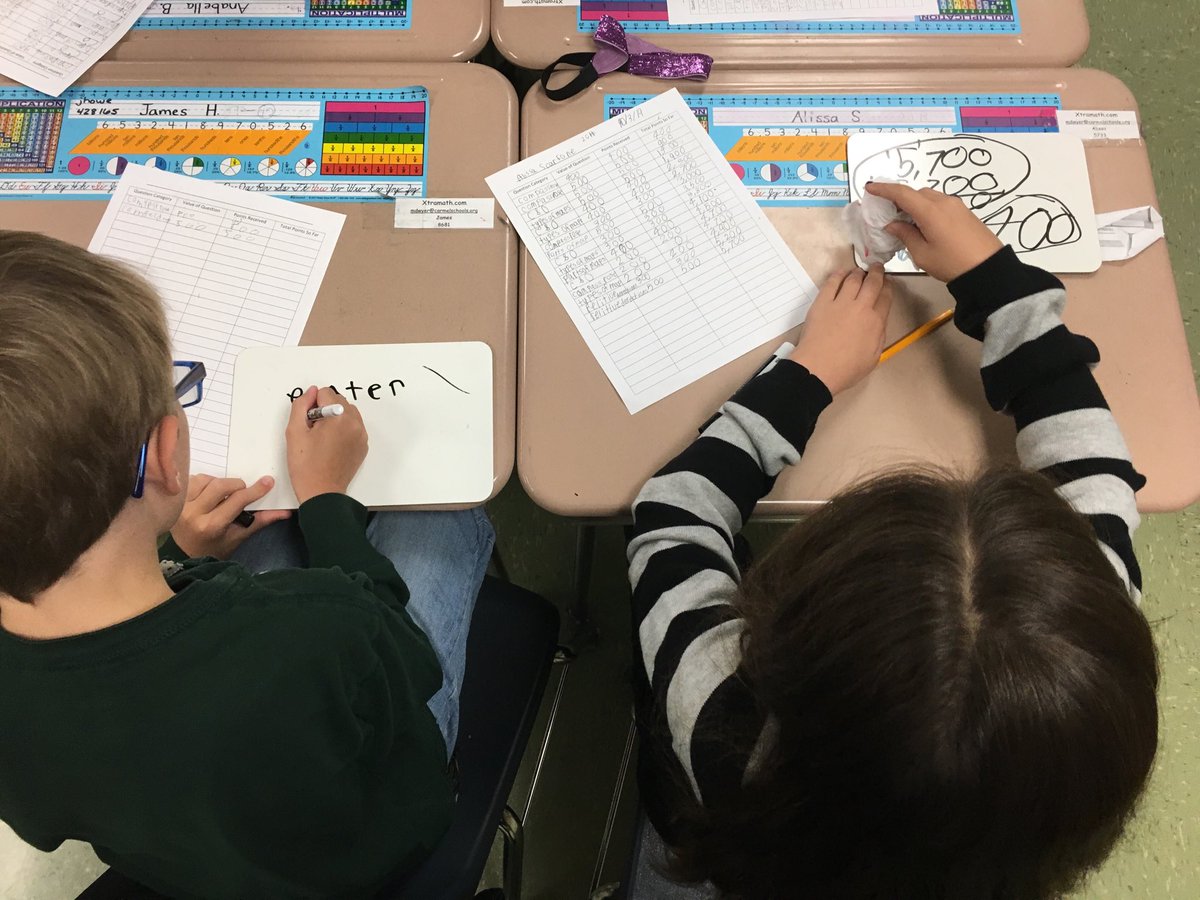 MPES_Principal's tweet photo. Found these MPES 4th graders collaborating today. Added bonus caught them doing interdisciplinary activities. #collaboration #carmel6cs #creatinglifelonglearners https://t.co/SBopo4hwg0