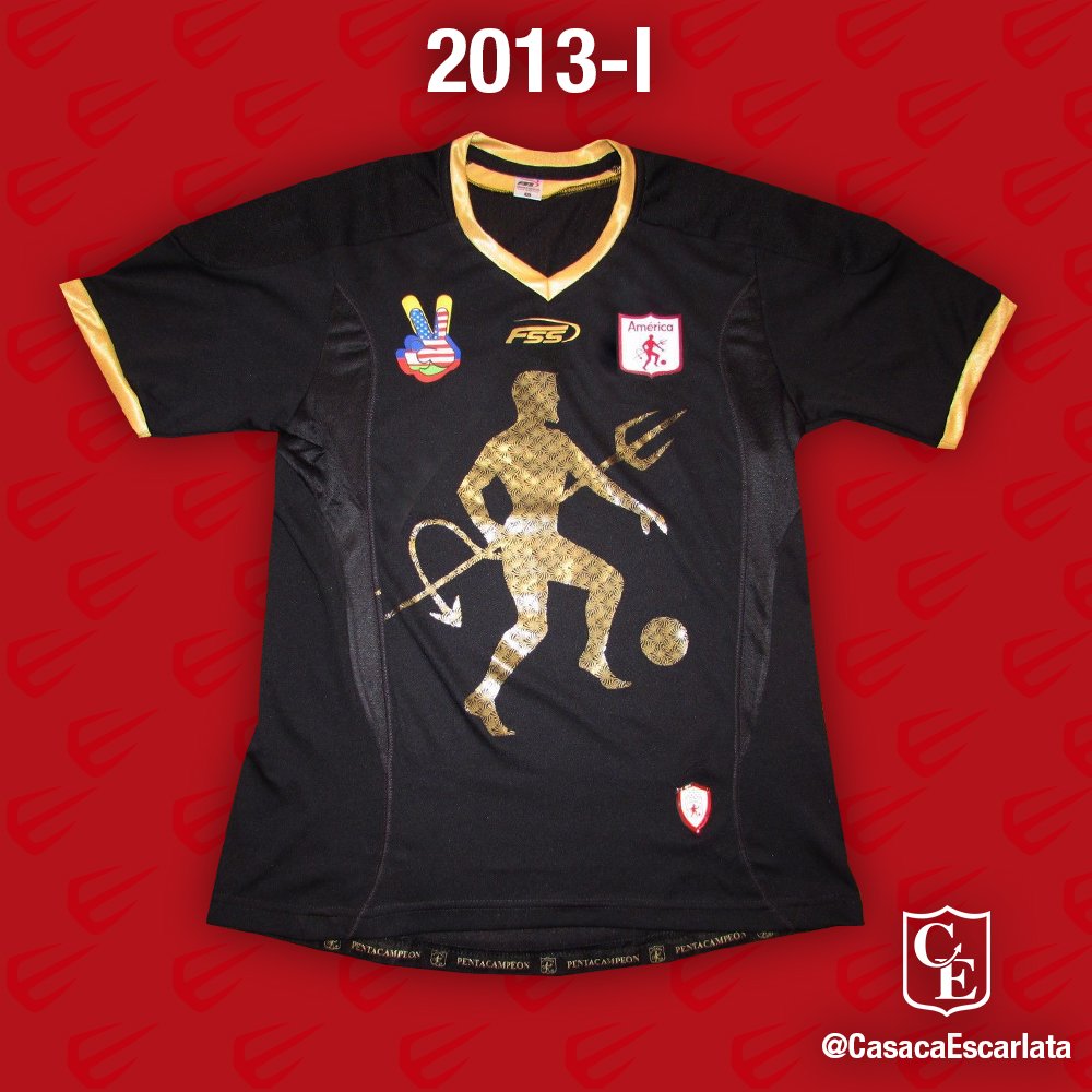 camiseta del america negra