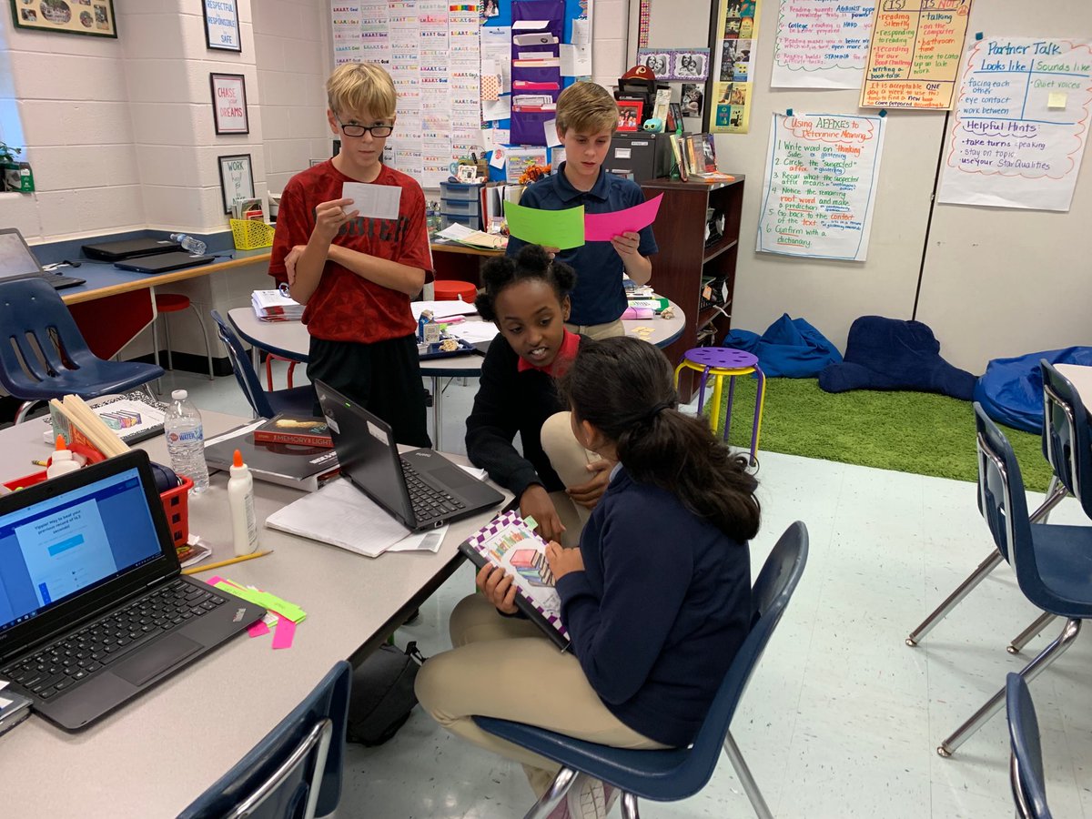 Ms. Wenzel (@wenzelkapwcsed1) on Twitter photo Kids were THINKING... in a fun way... didn’t want to leave! Who said reference materials and affixes were boring!??! <a href="/Porter_TS/">Porter Traditional</a> #PorterPatriots #OneNote Kids were THINKING... in a fun way... didn’t want to leave! Who said reference materials and affixes were boring!??! <a href="/Porter_TS/">Porter Traditional</a> #PorterPatriots #OneNote