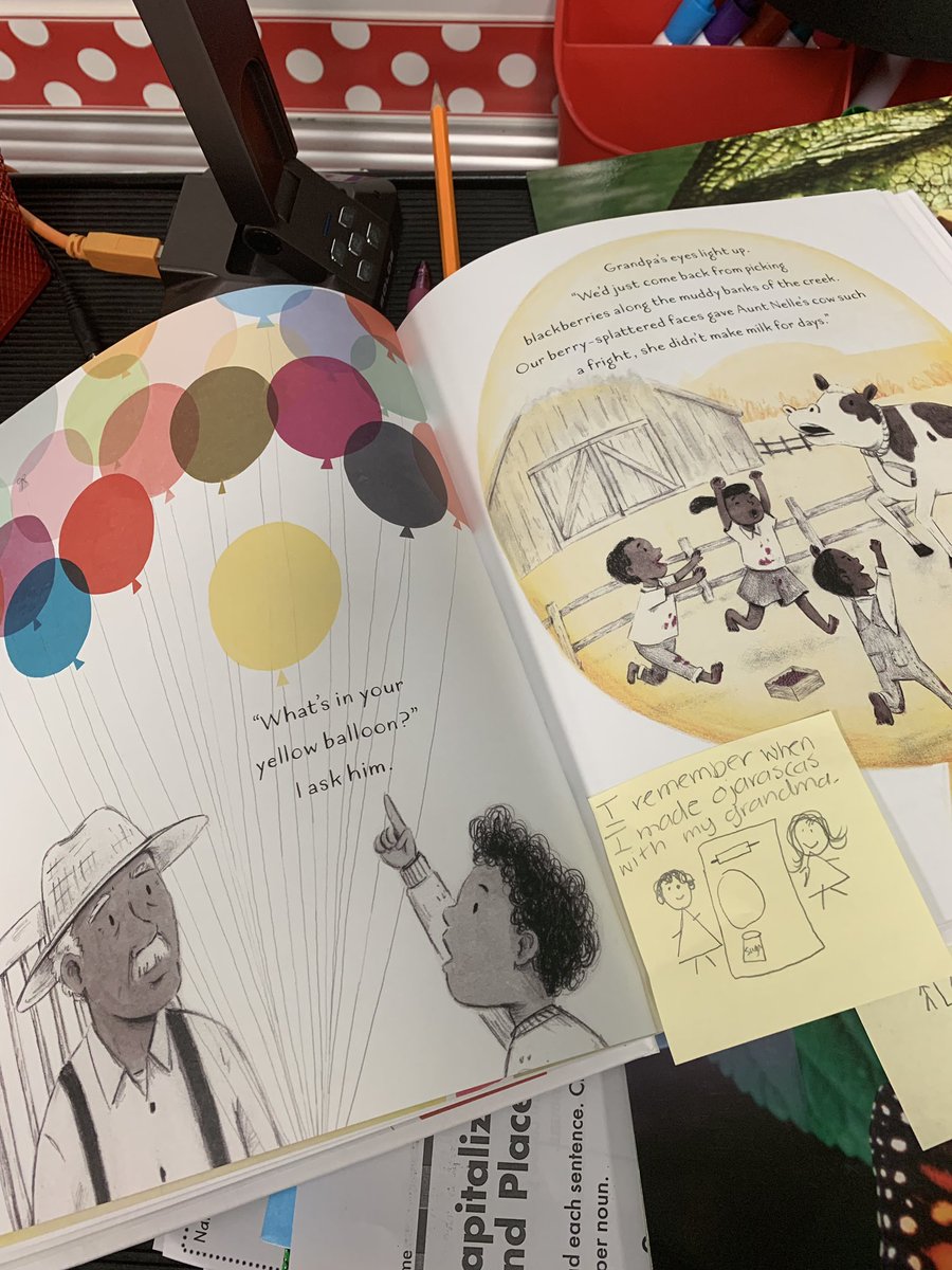 MrsCharre's tweet image. Today was a good day! These writers filled their “Remember Balloons” with precious memories. We can’t wait to convert those memories into stories! @CFISD_ELAR2_5 Thanks for the amazing mentor text! #TheRememberBalloons #MakingLearningMagical #WeAreMRobinson