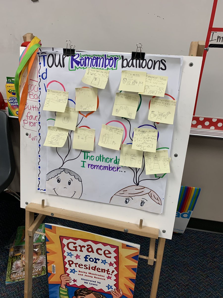 MrsCharre's tweet image. Today was a good day! These writers filled their “Remember Balloons” with precious memories. We can’t wait to convert those memories into stories! @CFISD_ELAR2_5 Thanks for the amazing mentor text! #TheRememberBalloons #MakingLearningMagical #WeAreMRobinson