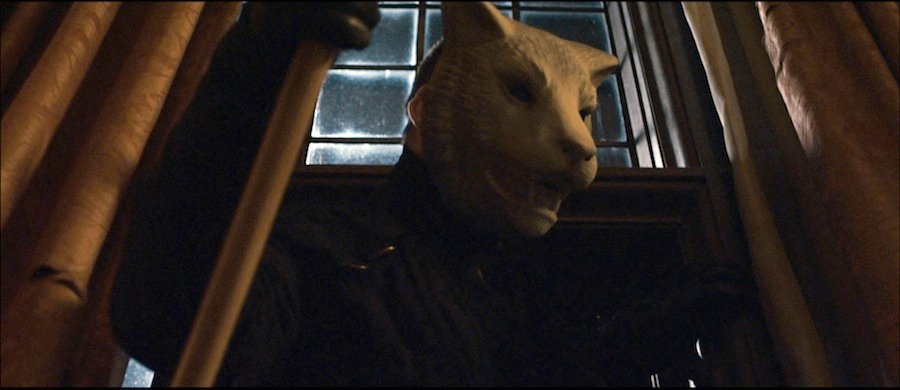 YOU'RE NEXT (2010) dir. Adam Wingardslasher/mystery // during a wedding anniversary getaway, a family is attacked by masked killers. the killers soon learn that one of their victims intends to fight back—no matter what it takes.