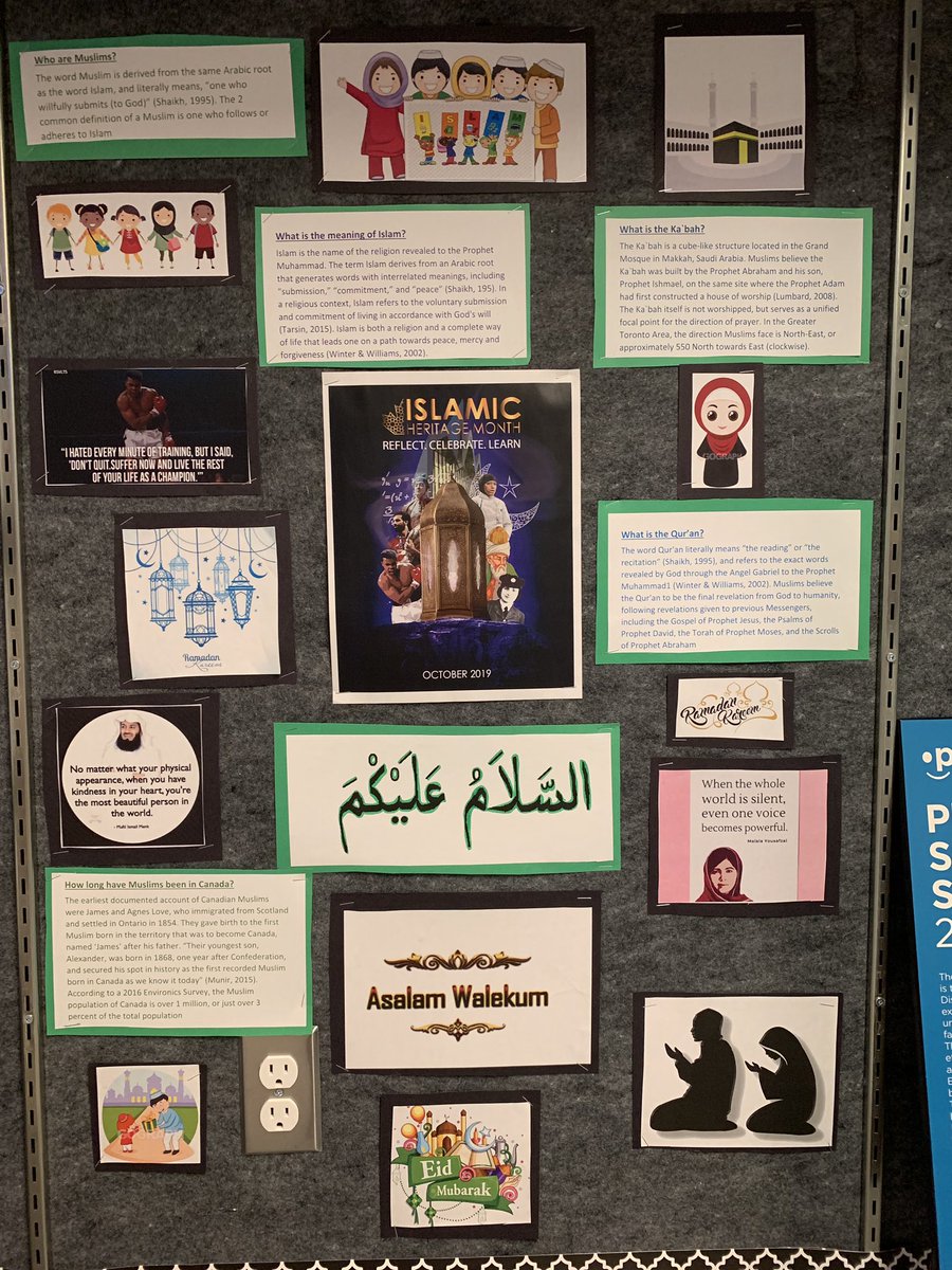 <a href="/WalnutGrovePS/">Walnut Grove P.S.</a> celebrating #islamicheritagemonth <a href="/PeelSchools/">Peel District School Board</a> #displaycase <a href="/PamelaLone/">MM</a> <a href="/aminrofaiel/">Shereen Rofaiel</a> <a href="/ftullochharvey/">Francine Tulloch-Harvey</a>