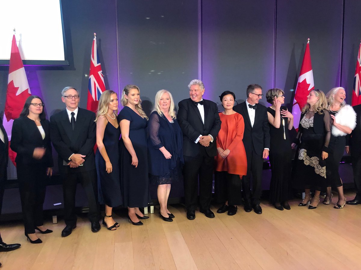 Richard Nesbitt and Amy Bi being recognized at the Annual Rotman Alumni dinner - a great leader and a great future leader!