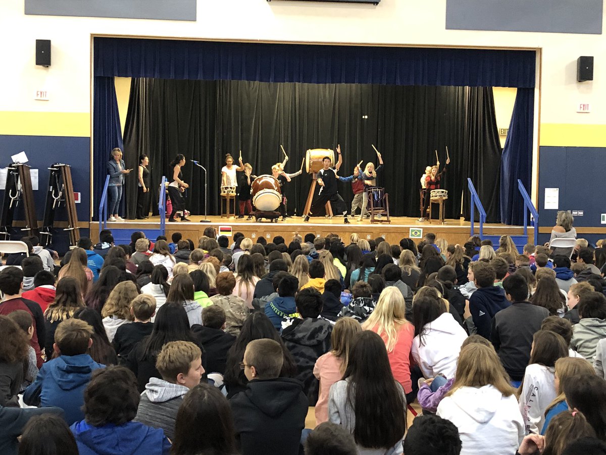 STMS students participating in the today’s TAP assembly! Thanks for a great show! #STMSPride #weareltusd