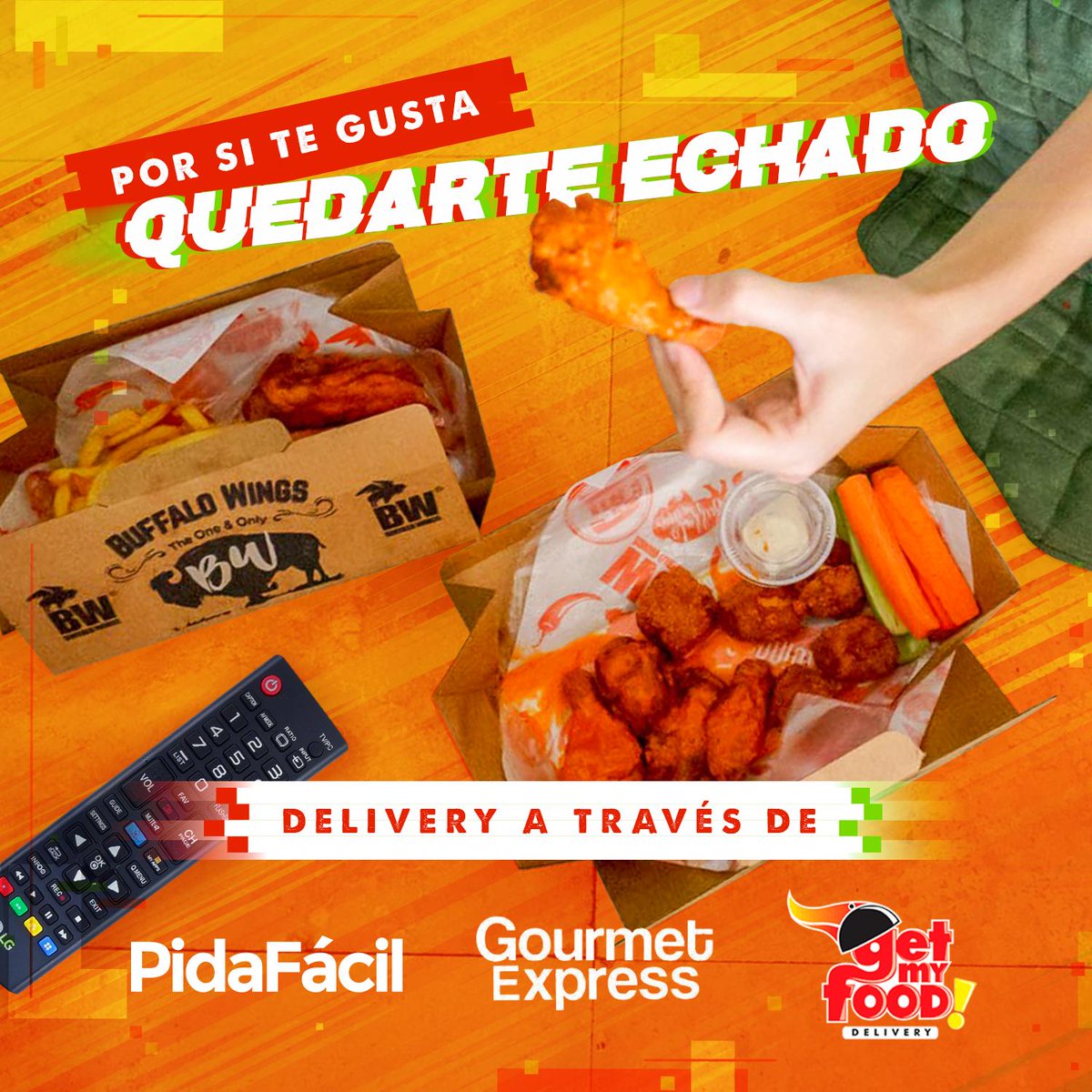 BWelsalvador's tweet photo. Clima perfecto para quedarse echado 🌧🍗 Servicio a domicilio a través de @gourmetexpress, @PidaFacil ó @gmf_sv https://t.co/tSmrA8ck6s