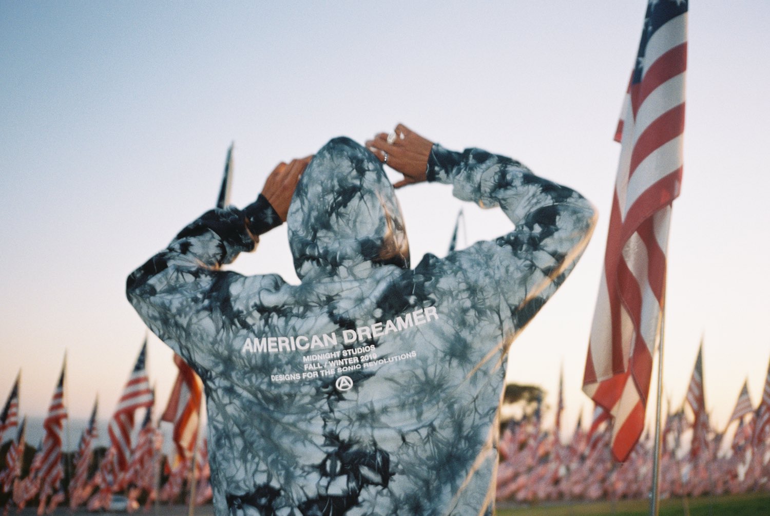 MIDNIGHT STUDIOS on X NEW FW19 AMERICAN DREAMER TIE DYE LOGO T SHIRTS AND HOODIES AVAILABLE TOMORROW IN OUR ONLINE STORE AT 12 NOON PST. https t eEmRJ0OASd X
