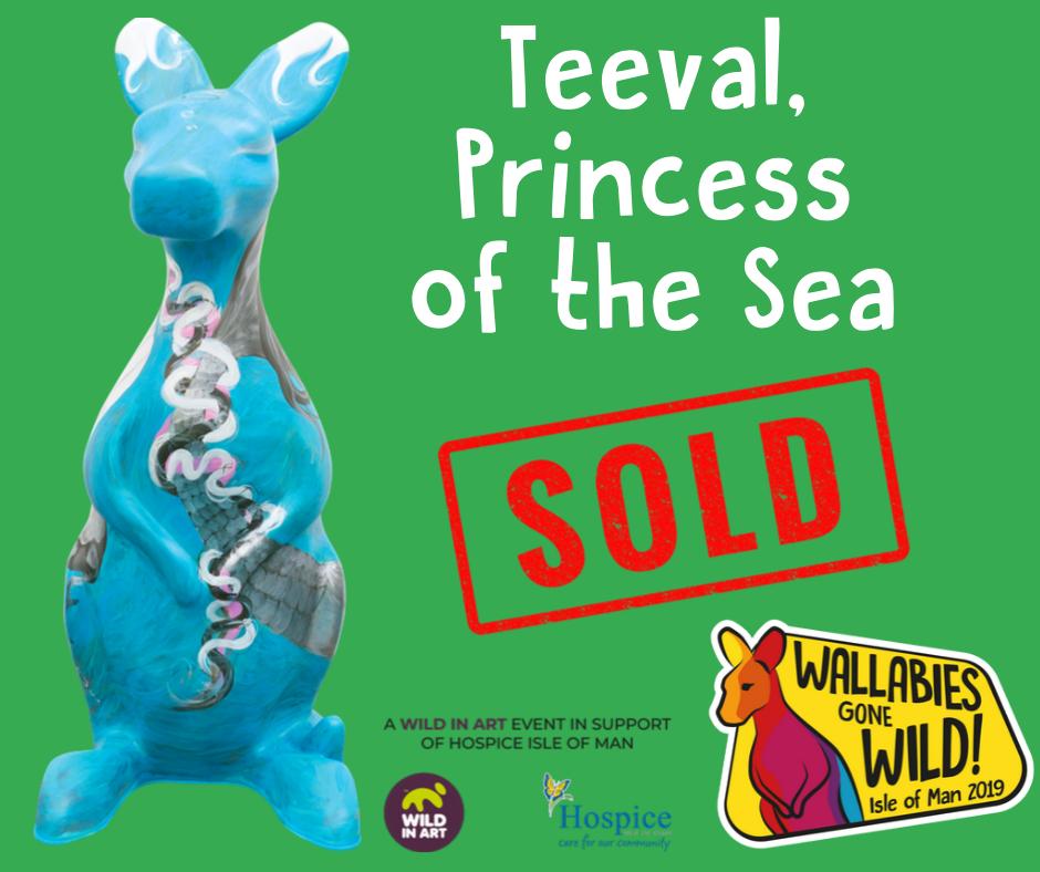 And we are roughly half way! What a beautiful lot to see us to this mid-way point.
Lot 15: Teeval, Princess of the Sea
Artist : Anna Clucas - Kruella 110
Winning Bid: £3,600