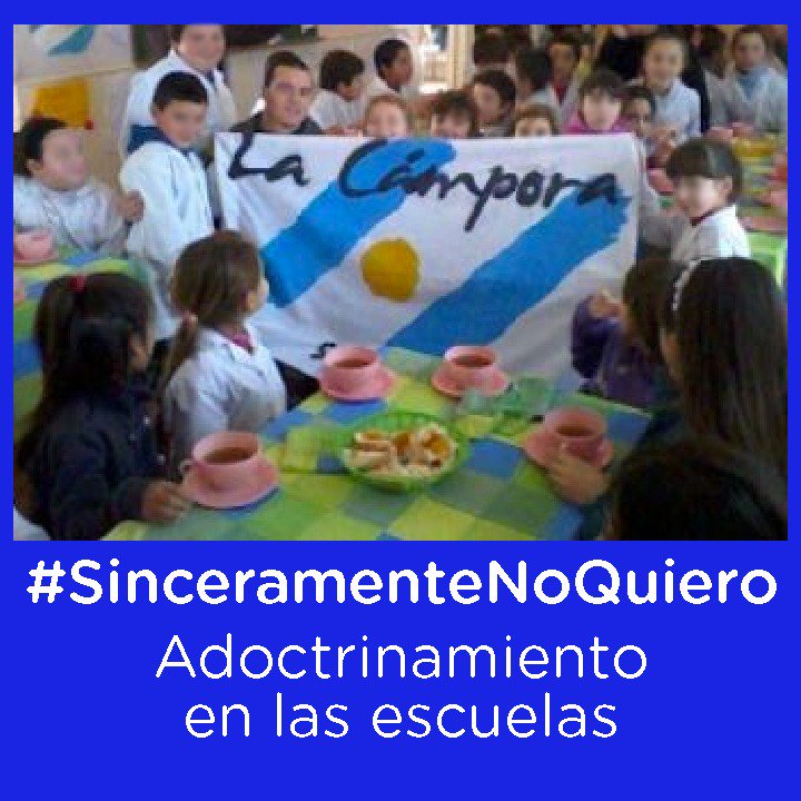 ZeraClau's tweet photo. No quiero ni para mis hijos
Ni para los tuyos
Adoctrinamiento en las escuelas!!
#SinceramenteNoquiero https://t.co/GxTEmNG0NC