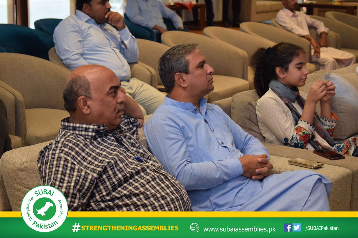 SUBAIPakistan's tweet photo. A field visit arranged by @SUBAIPakistan for @SindhAssembly members of @SindhSDGs taskforce and other MPAs to SDG compliant model Tehsil supported by @TharFoundation. @SECMC_Thar CEO Abul Fazal Rizvi briefed members of SDG implementation.
#StrentheningAssemblies #EUinPakistan https://t.co/CsnqoRxGLL