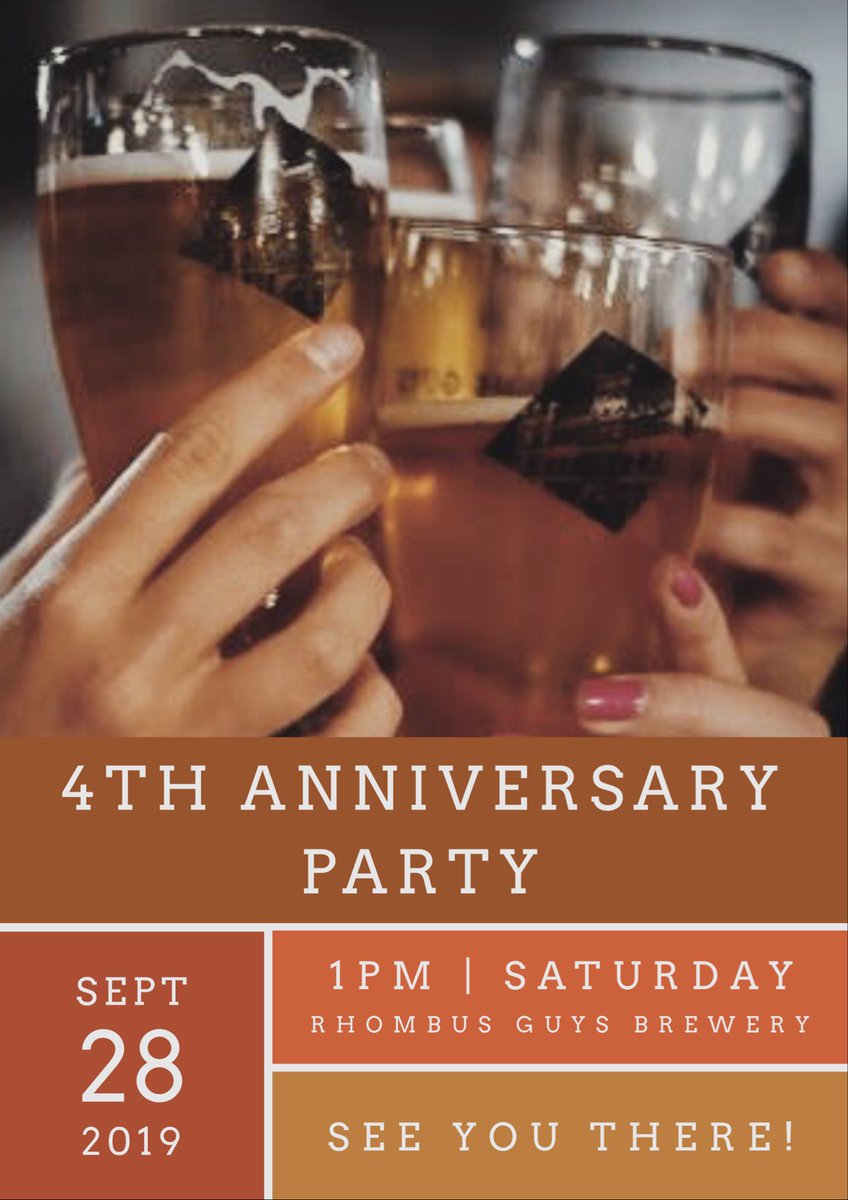 This Saturday we are celebrating 4 years with an Oktoberfest party! 
Join us for live music, games and prizes, a specialty menu with traditional German dishes, and plenty of our Oktoberfest (and other RGBC beer)! 🍻
We hope you help us celebrate!