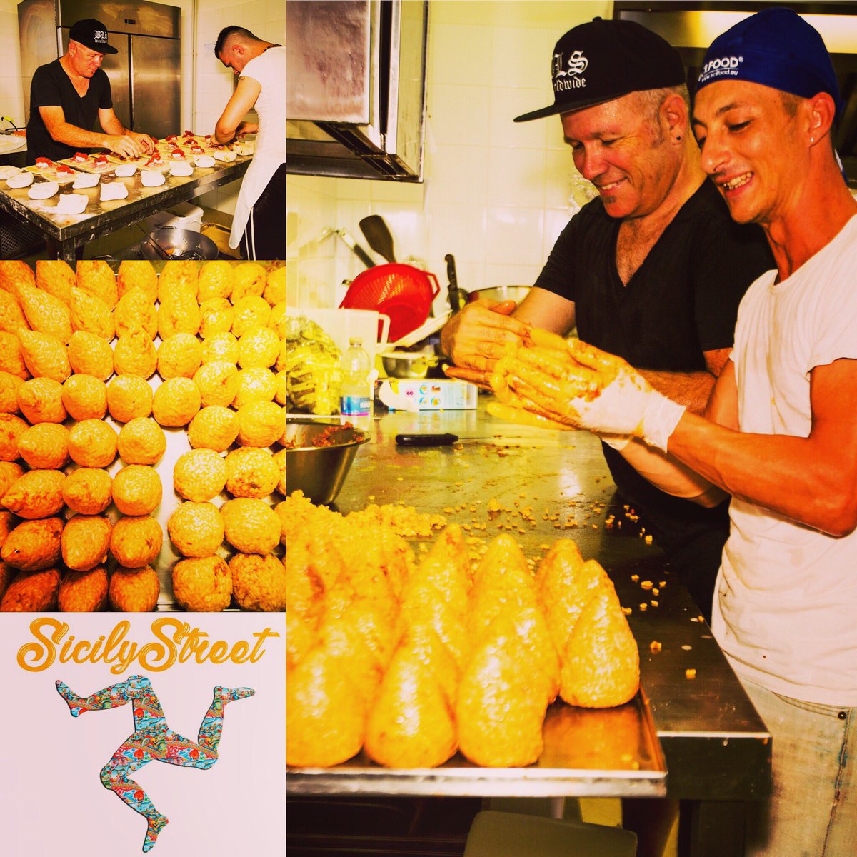 #tbt 6 weeks ago, in Sicily, honing those Arancini making skills. 
•
•
#arancini #sicilystreet #sicilystreetla #sicilystreet_la #malibufarmersmarket #sicilia #malibu #losangeles #risottoballs