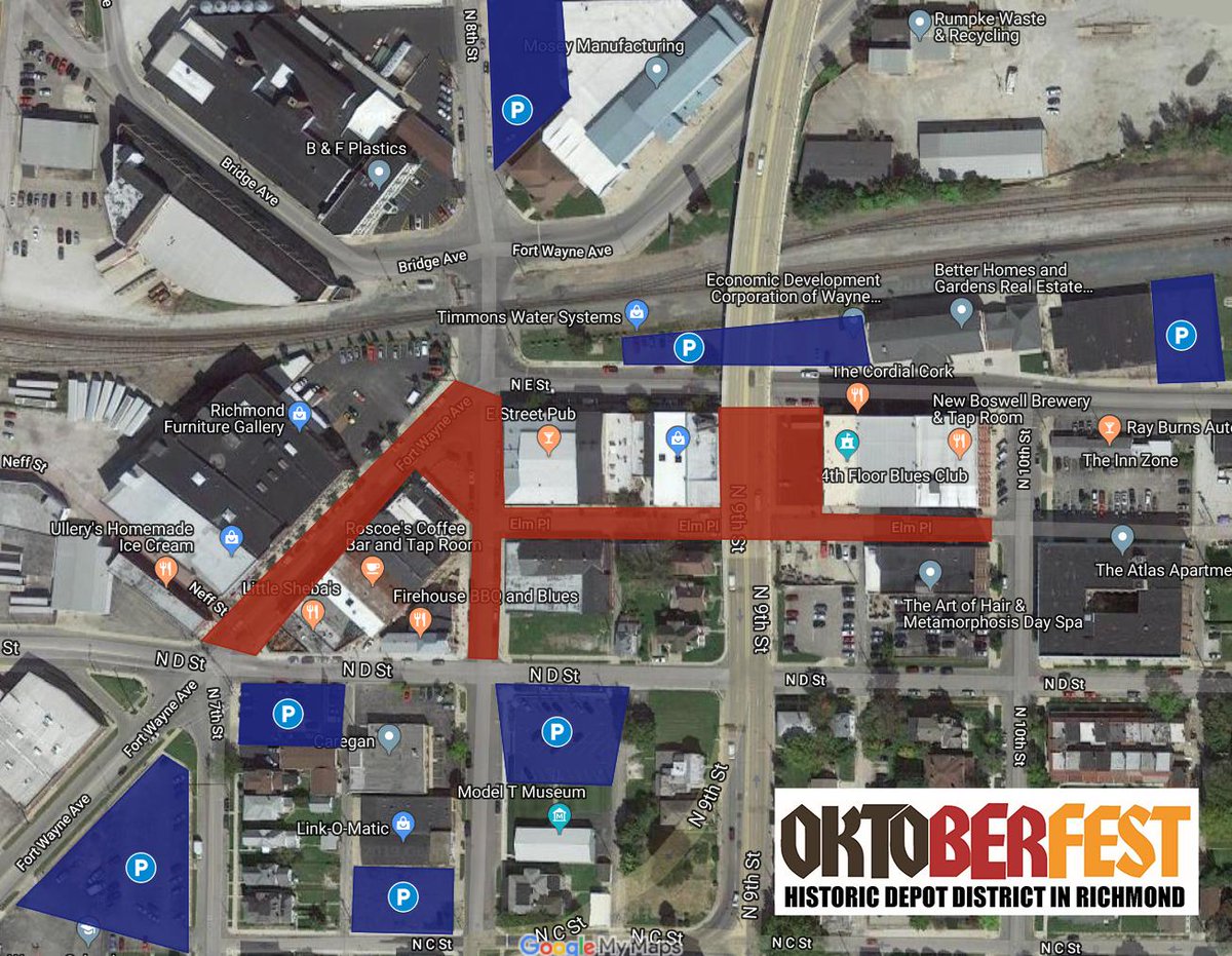 Updated Public Parking for this weekend's #Oktoberfest2019