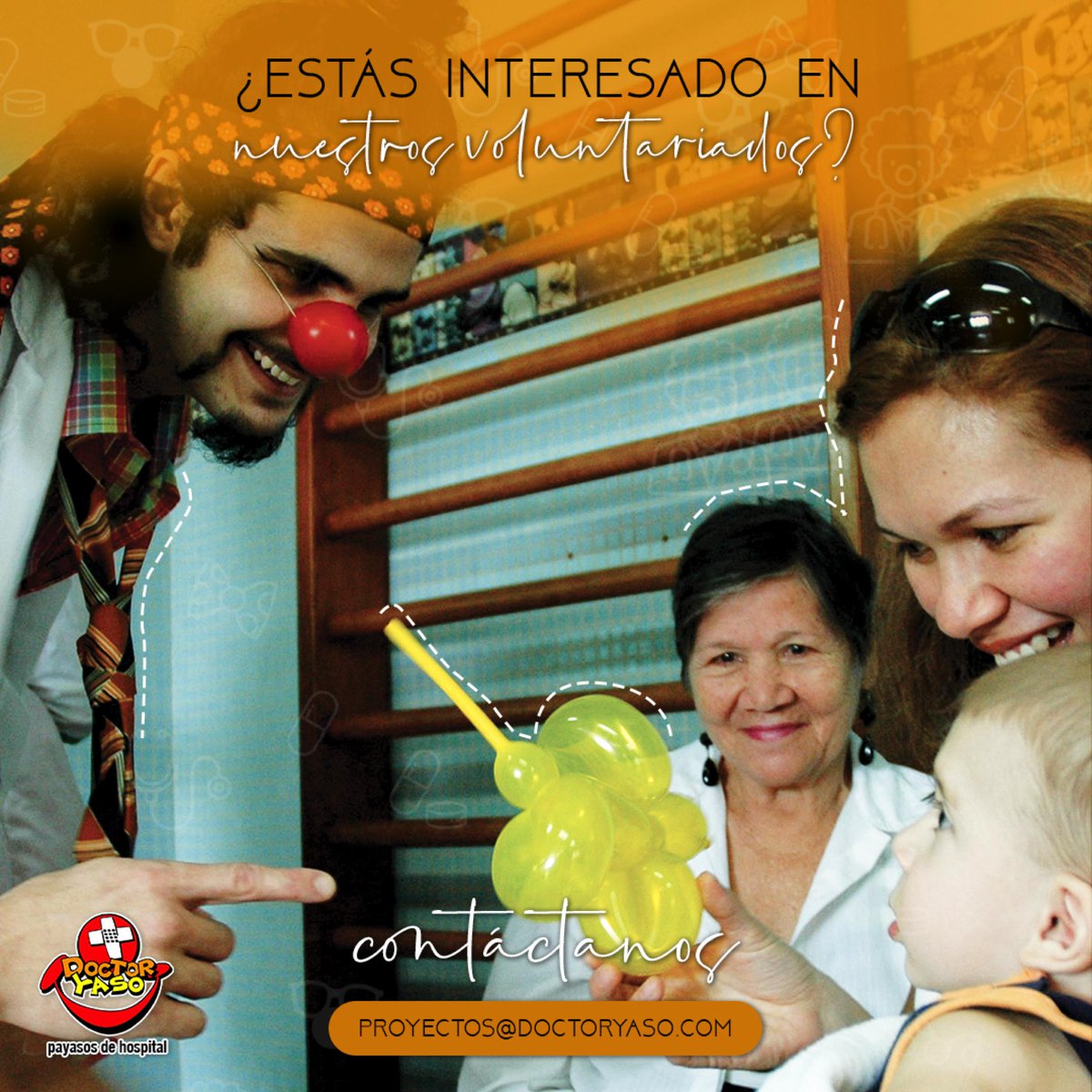 DoctorYaso's tweet photo. Los Voluntarios Corporativos que formamos en #DoctorYaso aprovecharán genera  beneficios sociales y medioambientales, creando estrategias que combinen elementos de acción social con la gestión de recursos humanos. ¿Estás interesado? 
Contáctanos: proyectos@doctoryaso.com https://t.co/yjYof1bxVf