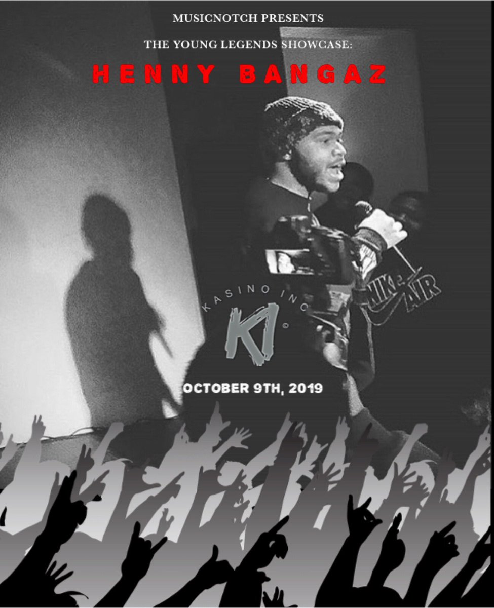 FTM1_'s tweet photo. Come check out @HennY_BangaZ October 9th we at @musicnotch1  for The Young Legends showcase!!! We turning up and if you’ve seen him live you know what type time we on!!! #FromTheMuscle ⏭ https://t.co/E6GlIlNL3y
