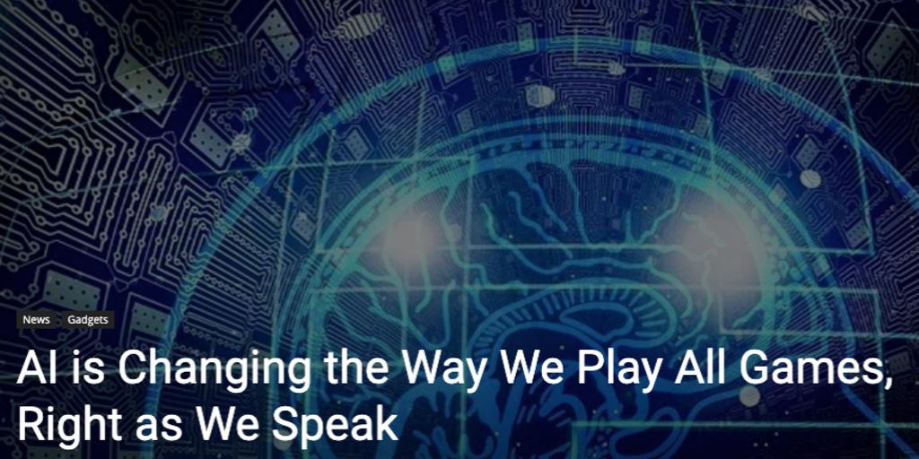 Cogitai's tweet image. Artificial intelligence, like our self-learning Continua platform, are changing the gaming industry: trendintech.com/2019/08/27/ai-…