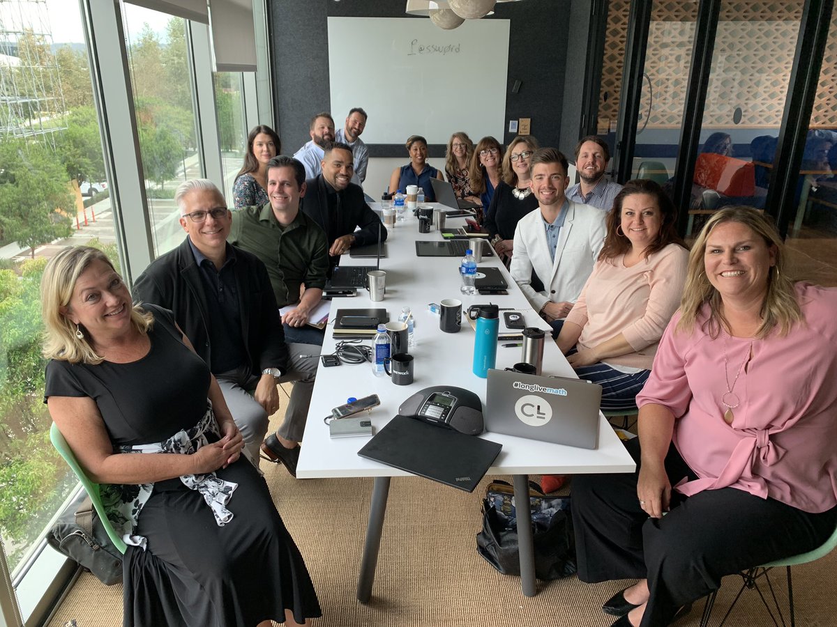jessecwoodward's tweet image. Great day of inspiration, presentations and product education for our @carnegielearn West Area Sales team.  We are at the @WeWork facility in LA and it is beautiful! We are ready to get out &amp;amp; share the #LongLiveMath and the #LongLiveLearning message!