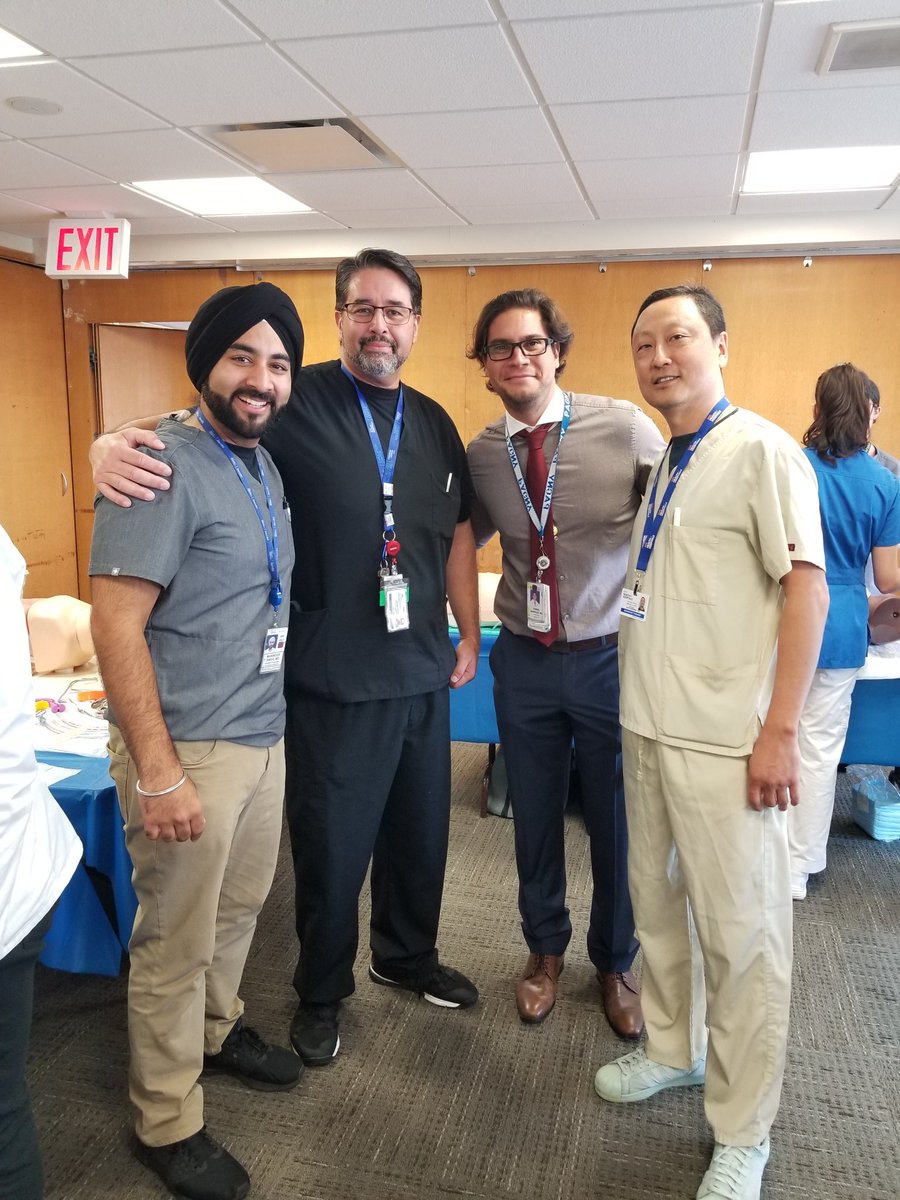 MSingh_MD's tweet photo. Running our last @NYCHealthSystem #hcsimweek19 #NorthCentralBronx Edition with former SIM fellow @MISBarraez and #HealthSIMNYC faculty @J_Cruz2279 @leearc202 #Intubation #LumbarPuncture #Delivery #SafeMomsNYC #LaparoscopicSurgery #USGuidedIVPlacement @laerdalmedical @wearfigs https://t.co/4PGoR9hHld