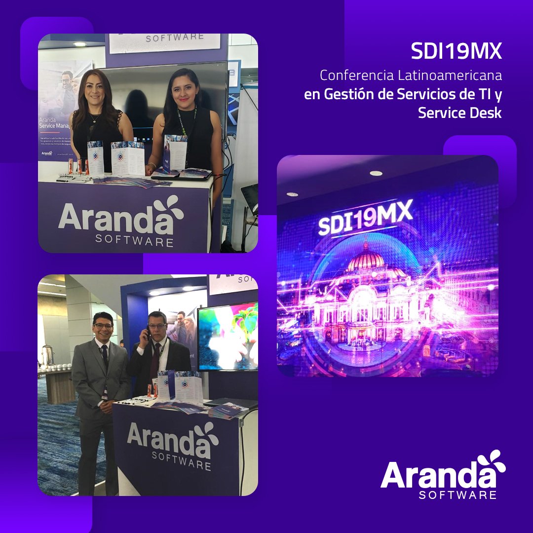 Arandasoft's tweet photo. ¿Ya visitaste nuestro stand en el #SDI19MX?
Te estamos esperando, permítenos mostrarte los beneficios de nuestras soluciones y cómo pueden ayudar a tu empresa a optimizar su gestión de servicios TI.
#ITSM #ServiceDesk #MesadeServicio #México #ArandaSoftware @BPGurus https://t.co/Kd0V54Lq9q