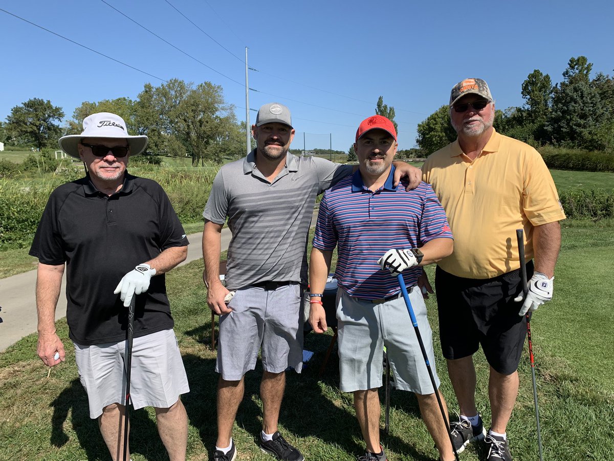 itownhard's tweet photo. Great day for Peace Partnership Golf Classic! Even @Leabonics made an appearance!! #peacepartnership #zardasbbq https://t.co/YJ9roTs4te