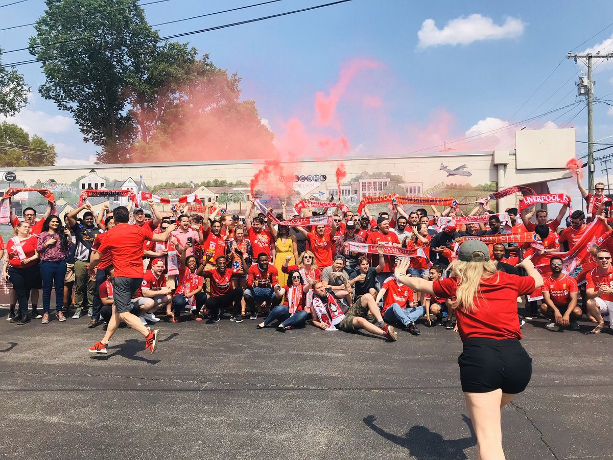 Hey <a href="/NBCSportsSoccer/">NBC Sports Soccer</a> <a href="/kylemartino/">Kyle Martino</a> <a href="/robbiemustoe/">Robbie Mustoe</a> Speaking of #fanfest...how about sending a crew to <a href="/PartyFowlNash/">Party Fowl™</a> for some 🔥 🐓 and heavy metal ⚽️? The Music City Reds are ready #myplmorning