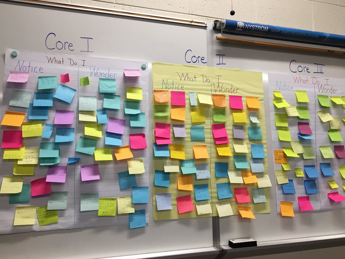 DeniseRBunker's tweet photo. My students are working hard on inferences. They are using inferencing to notice and wonder about the main character in The Lighting Thief, Percy Jackson. https://t.co/00Rz3OQoxU