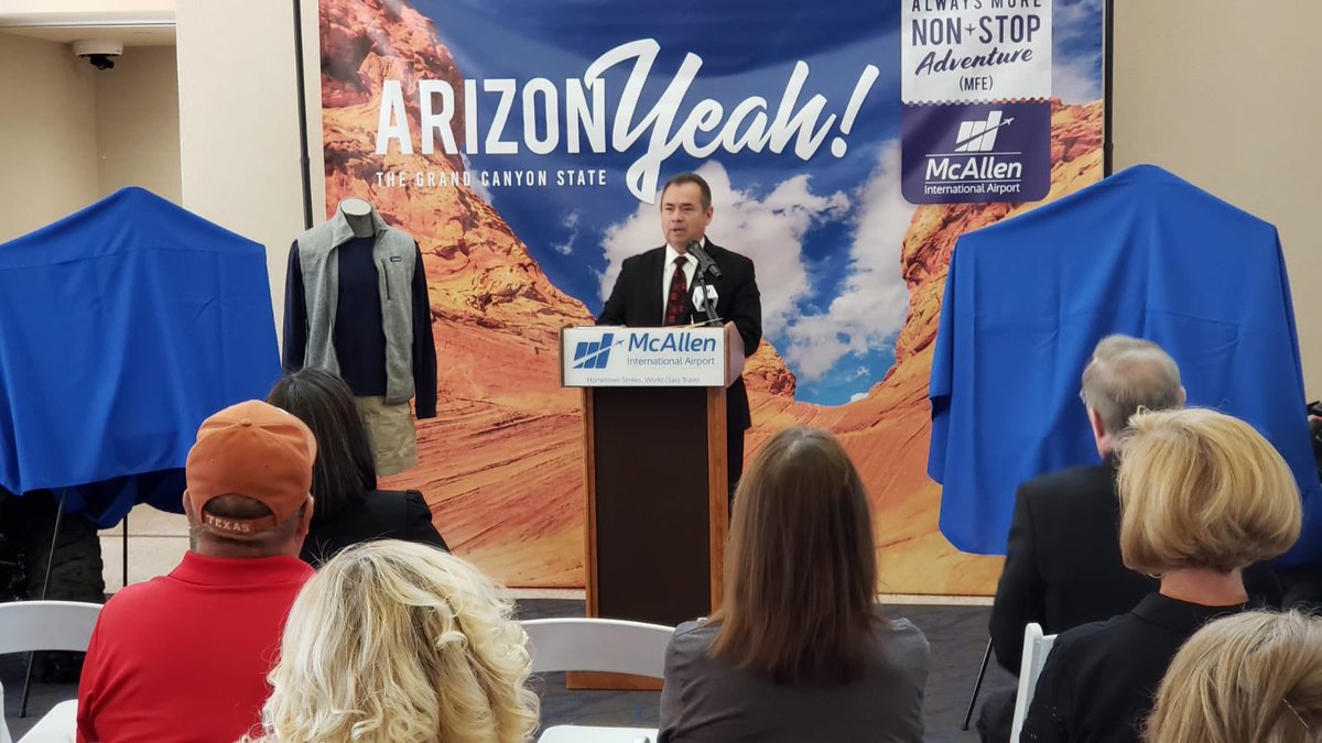 City Of Mcallen Tx Exciting News Mcallenairport Welcomes Allegiant S New Non Stop Service To Phoenix Beginning October 3 This New Year Round Route Will Operate Twice Weekly From Mfe Book Your