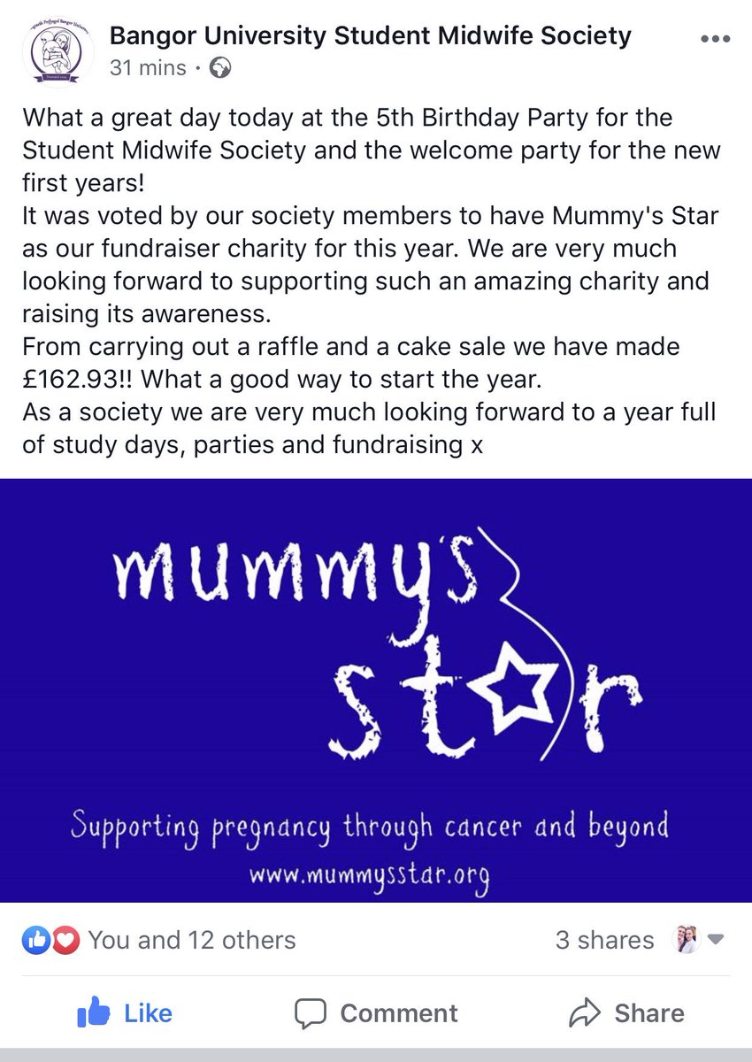 So happy to see this post, not only is the student society still going strong and celebrating their 5th birthday - @BUmidsoc have also chosen @MummysStar for their charity of the year. @Sheilsbrown @JudeField @chrisburton5 @jorycroftmalone