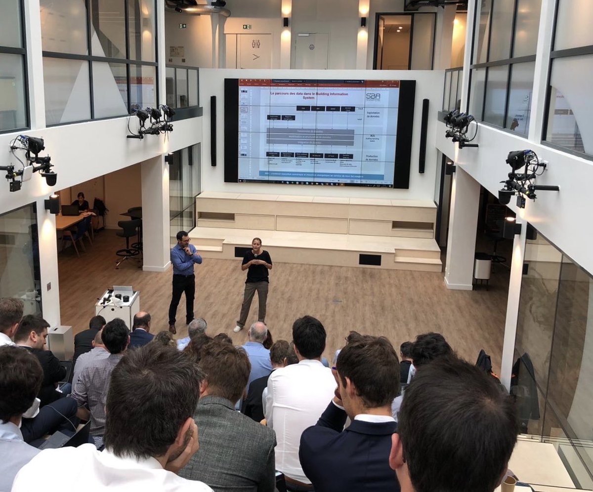 Lancement de la Commission «Building Information System» de la @SBA_France aujourd’hui à Paris. Parmi les intervenants, Eric Jouseau d’<a href="/ubiant/">ubiant</a> rappelle en quoi un BOS (Building Operating System) constitue la clé de voûte des bâtiments serviciels #BOS #smartbuilding #smartcities