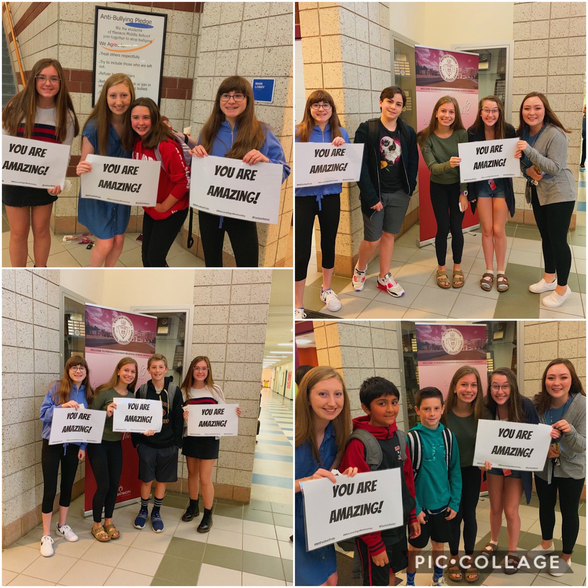 Another AMAZING Positive Sign Thursday!! <a href="/KeyClubWH/">WH Key Club</a> <a href="/HansonMiddleMA/">Hanson Middle School</a> #WHPantherPride #PositiveSignThursday