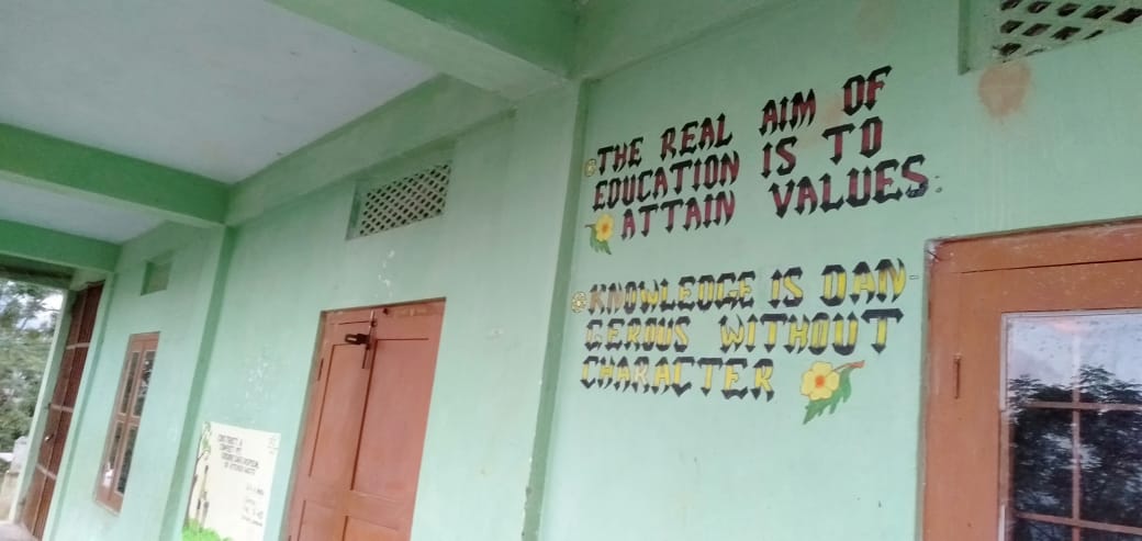 DC_LongdingAP's tweet photo. #WisdomWall Walls of Govt Upper Primary School Kamha-Noknu at Khakam block in Pongchau circle decorated with motivating thoughts. An initiative led by Sh. Jatwang Wangsa, PRT , spreading positivity among students and teachers.@educationArPr https://t.co/FONBcqCxtg