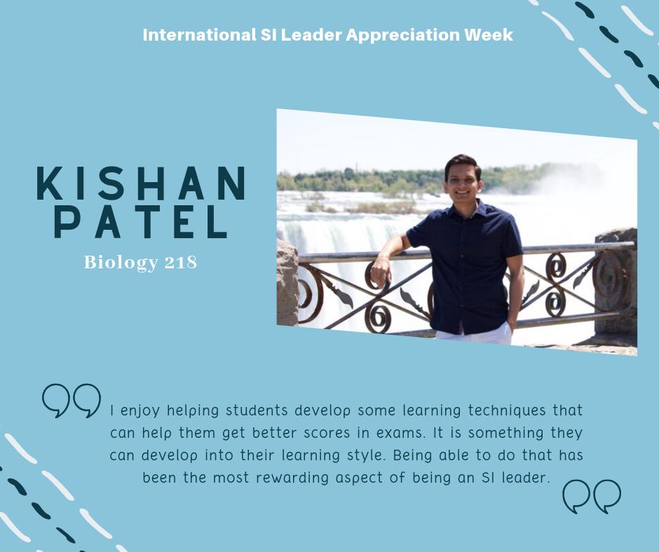 UMKC_ASM's tweet image. Meet Kishan: Peer Mentor and SI Leader! 
Thank you for being a great leader, Kishan.  

#SILappreciationweek #SupplementalInstruction #UMKC