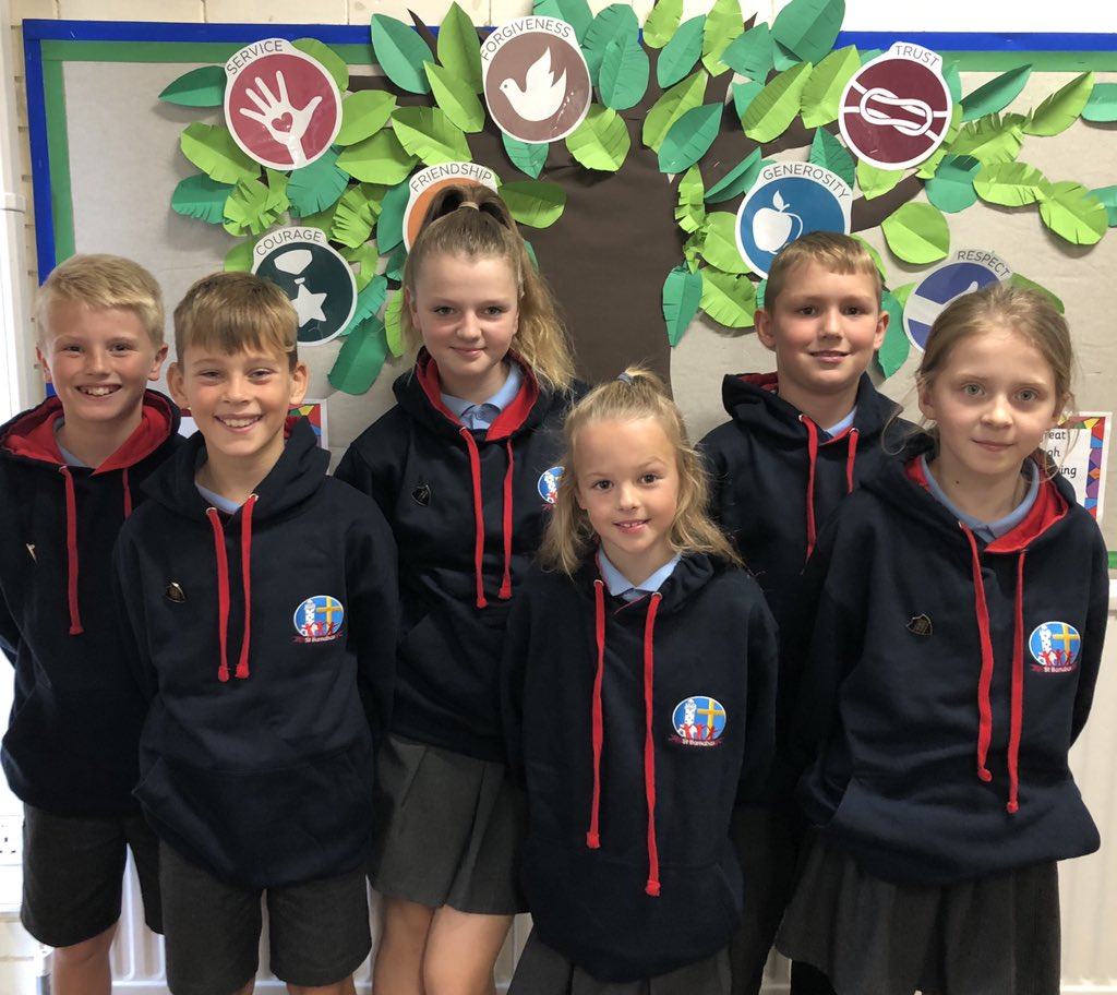 StBarnabasCE's tweet photo. A great big welcome to our new Sports Leaders. We look forward to a new year with this team leading the way and looking all smart in their Sports Leaders hoodies #teambarneys https://t.co/Rz2hHXJqfV