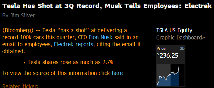 0rangeCru5h's tweet photo. $TSLA or $TSLAQ
Stock falls from 243 to 220 because truth was revealed: Elon Musk was lying & doing that Fraudulent thing he does so well with Solar City
Today, Up 3% on 'has a shot' at 100,000 cars
Is Musk being Truthful or doing that Fraudulent thing?
#WaitTillNextWeek https://t.co/VayzilJZmk