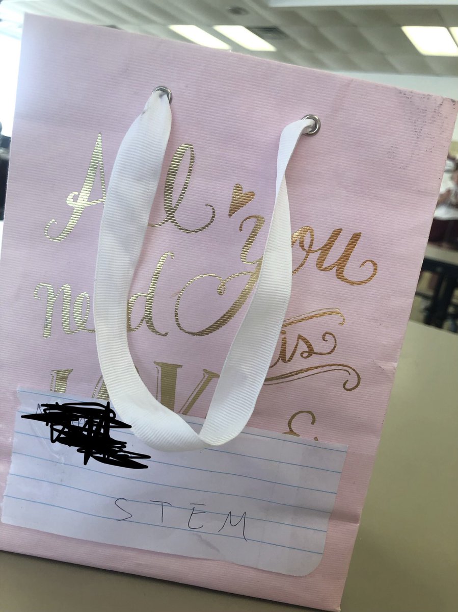 FarkasSTEM's tweet photo. When I’m working 6th grade lunch and one of my #MakerSpace #DesignChallenge students comes to show me her #STEM bag full of mini models she’s made, inspired by her #UltimateTreehouse it makes my week 🤓♥️💪🏻 @SeitzPirates #RCSDPIRATES #nerding https://t.co/UEgfuUaCDX