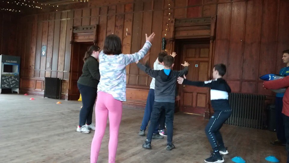 EdensidePS's tweet photo. P7 Dalguise update from Day 3: We've been raft building, vertical challenge climbing, archery, fencing and more. So much fun (if a little wet!) #P7R esidential #EdensideOffer https://t.co/D4JDmQKAWc