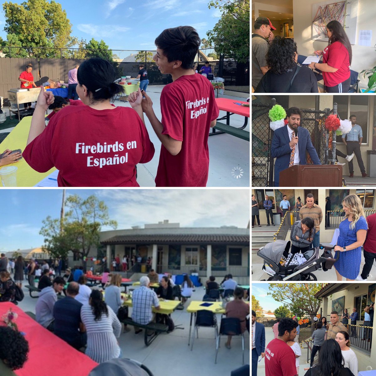 sbunified's tweet photo. At Back to School night, families gathered to share a meal and learn more about the amazing work taking place at La Cuesta Continuation and Alta Vista high schools, Quetzal and other alternative education opportunities. #sbunifiedback2school @Maria_L_Horton @scareyinca https://t.co/SQ7QwBOnHs