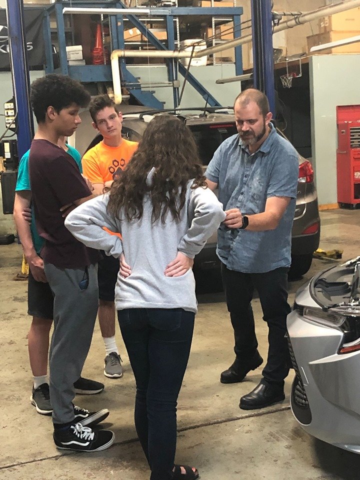 Loved hosting this recent vehicle maintenance classes for <a href="/excelds/">Excel Driving School</a> students! Thanks for partnering with us to educate new drivers about the basics like changing a tire and jump starting a vehicle. #carrepair #carrepairs #carrepairshop #carrepairshops #naperville #aurorail